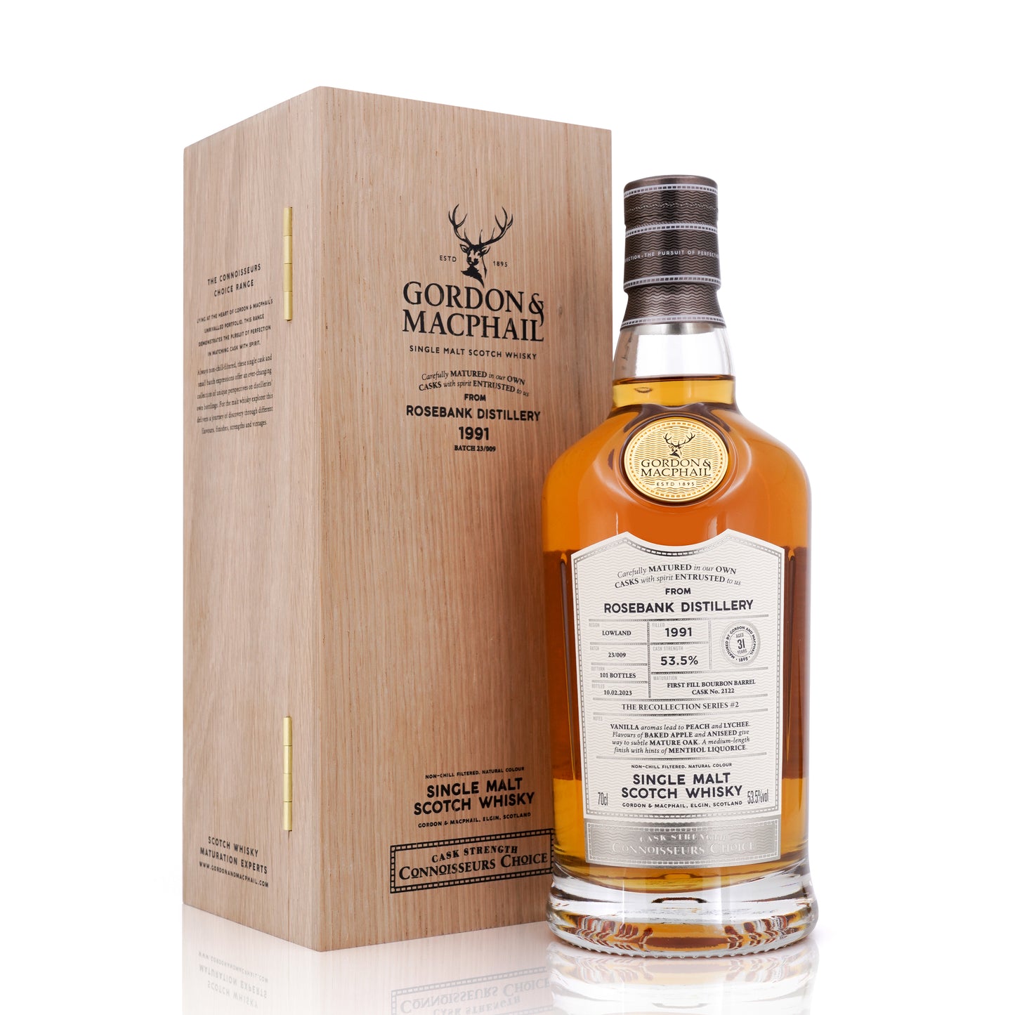 Rosebank 31 Years 1991/2023 #2122 Gordon & MacPhail 53.5% 700ml