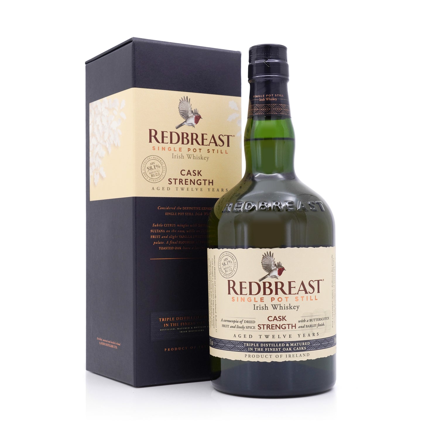 Redbreast 12 Years Old Cask Strength B1/22 58.1% 700ml