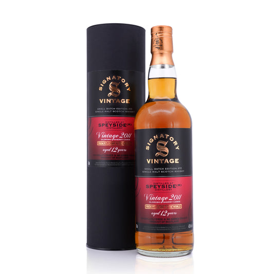 Secret Speyside(M) 12 Years Old 2011/2024 Oloroso Sherry Casks Small Batch Edition #11 Signatory Vintage 48.2% 700ml