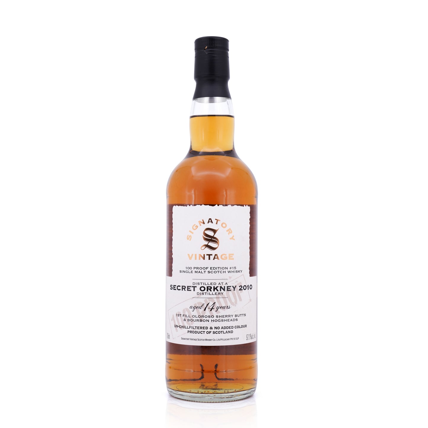 Secret Orkney 14 Years Old 2010/2024 Signatory Vintage 100 Proof #15 57.1% 700ml