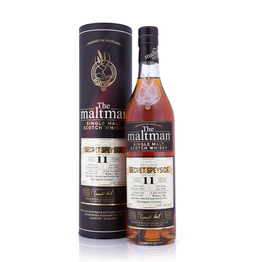 Secret Speyside 11 Years Old 2007/2018 The Maltman 55.8% 700ml