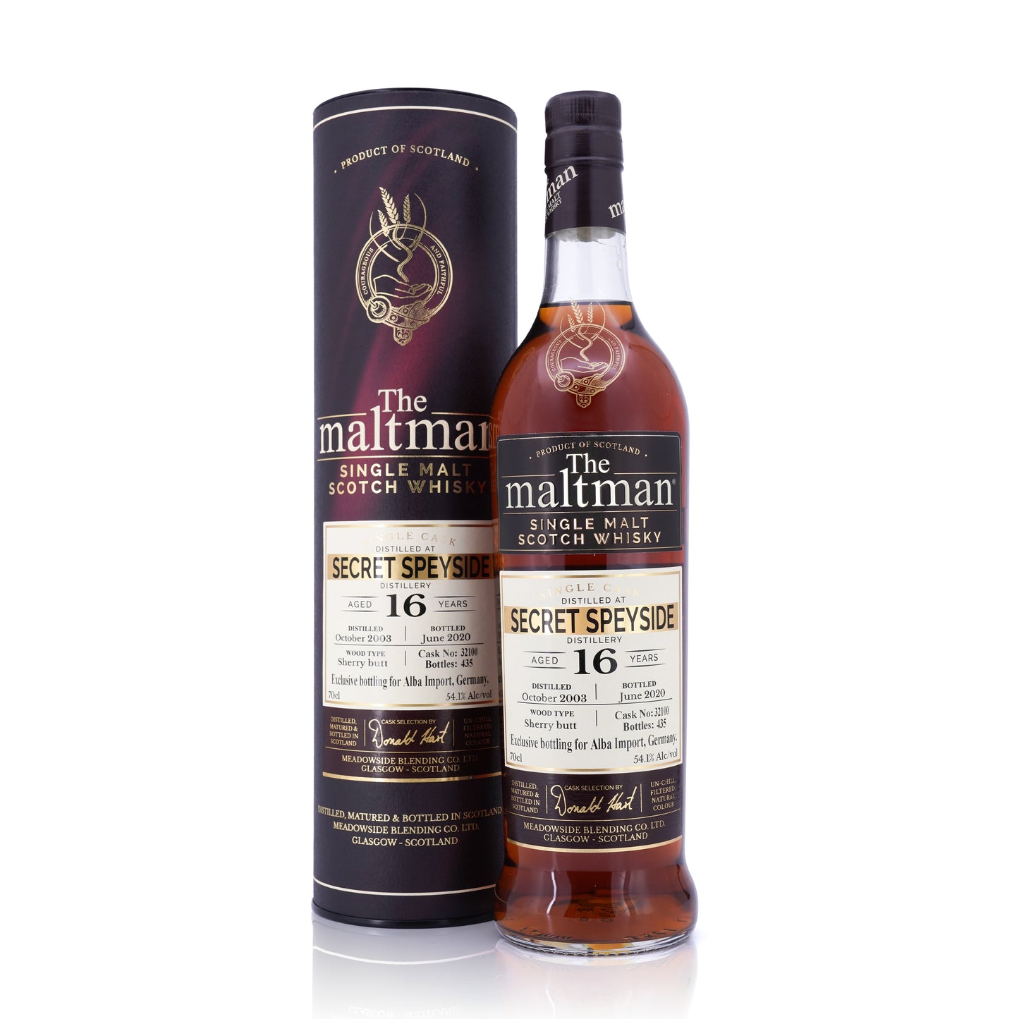 Secret Speyside 16 Years Old 2003/2020 The Maltman 54.1% 700ml