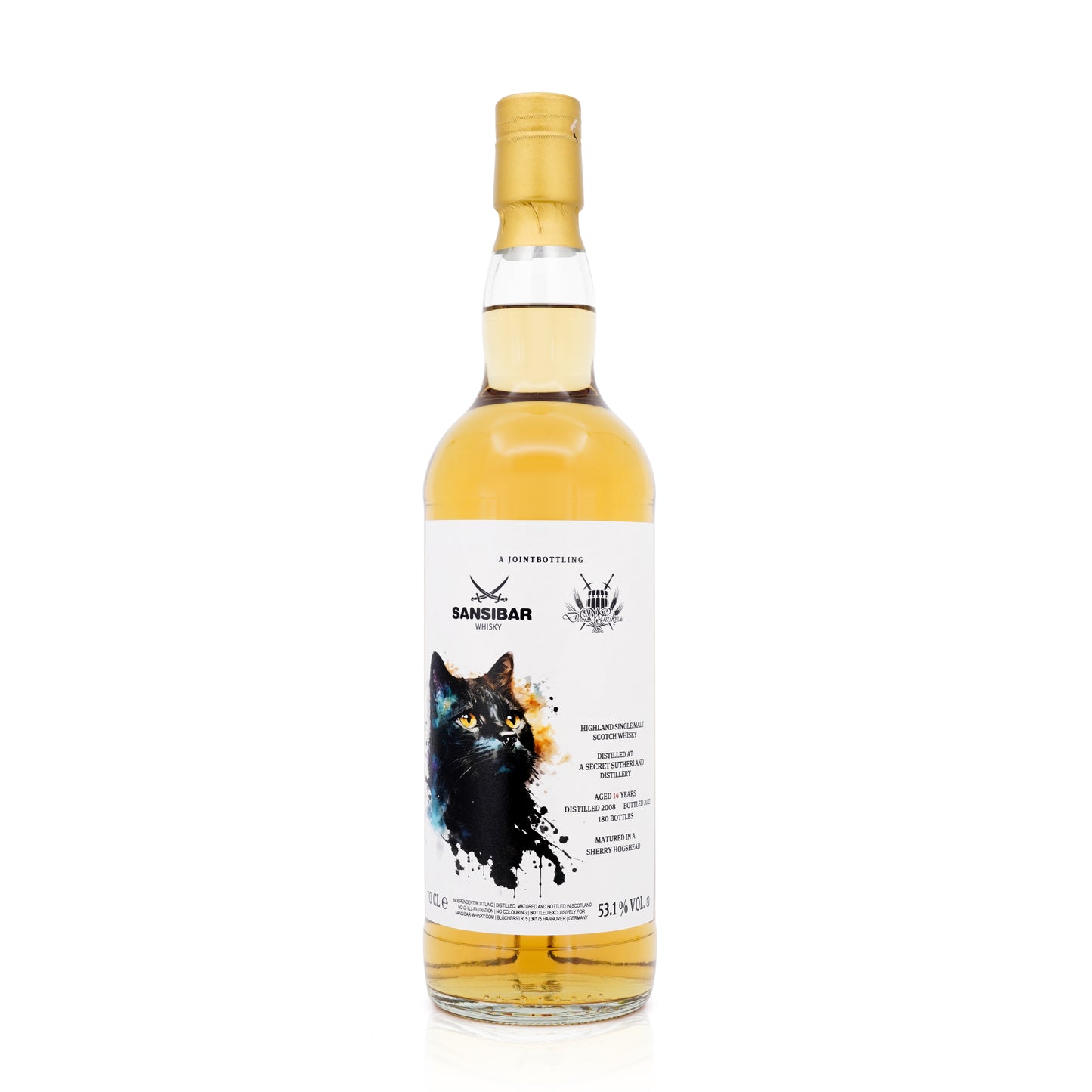 Secret Sutherland/Clynelish 14 Years Old 2008/2022  Sansibar Colourful Wildlife 53.1% 700ml