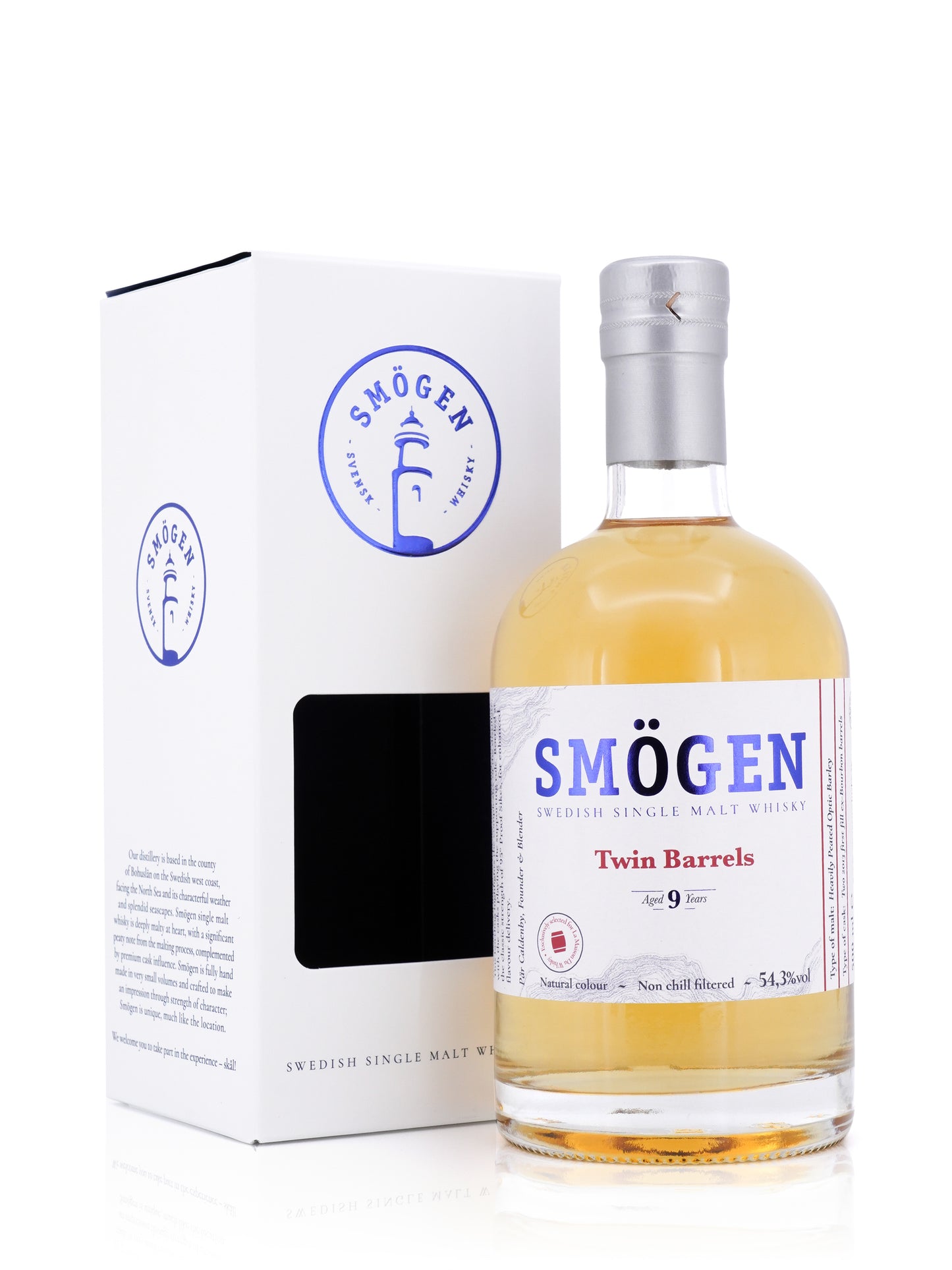 Smögen 9 Years Old 2013 Twin Barrels 95 Proof 54.3% 700ml