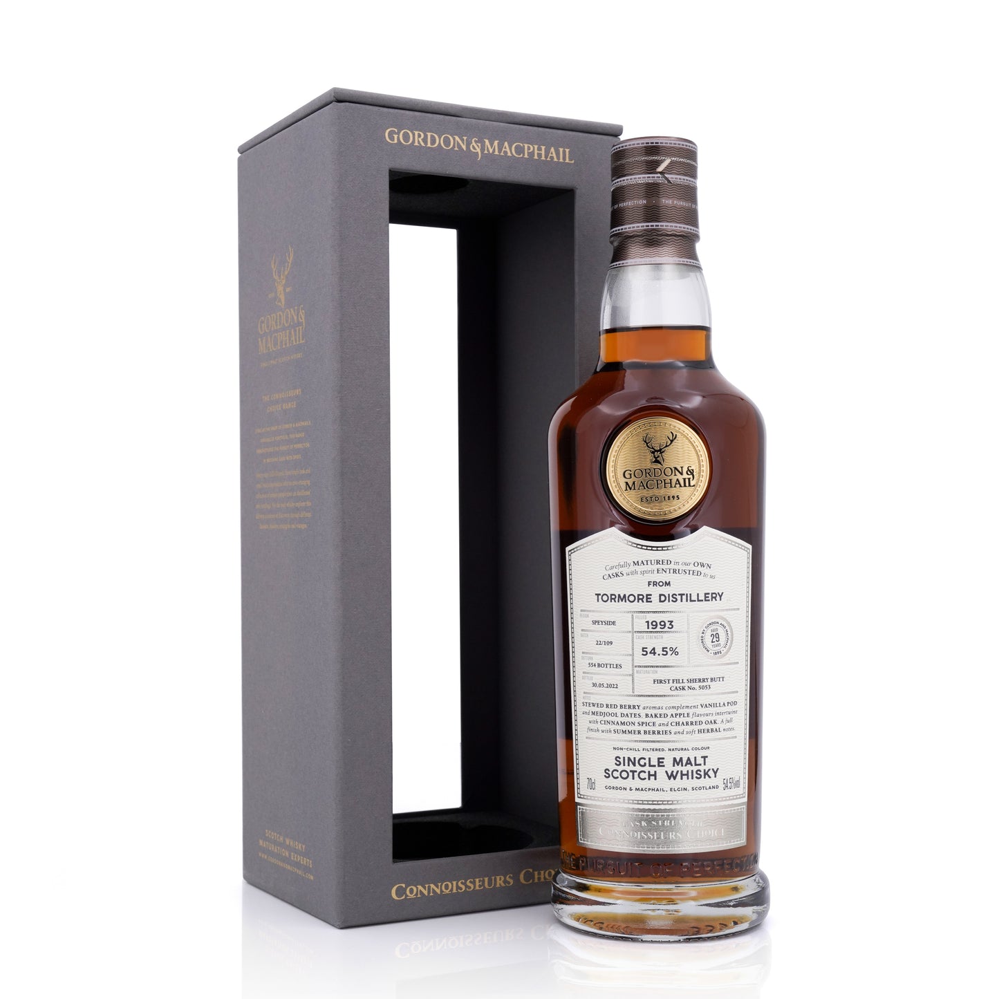 Tormore 29 Years Old 1993/2022 Sherry Cask GM Cask Strength 54.5% 700ml