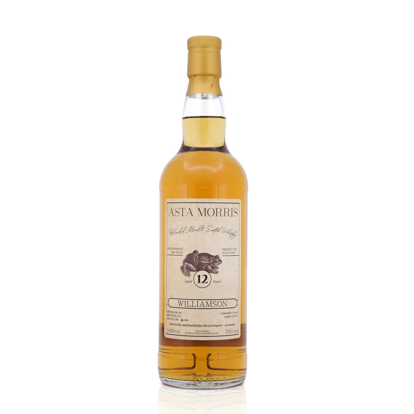 Williamson/ Laphroaig 12 Years Old 2011/2023 Sherry Cask #AM081 Asta Morris 54% 700ml