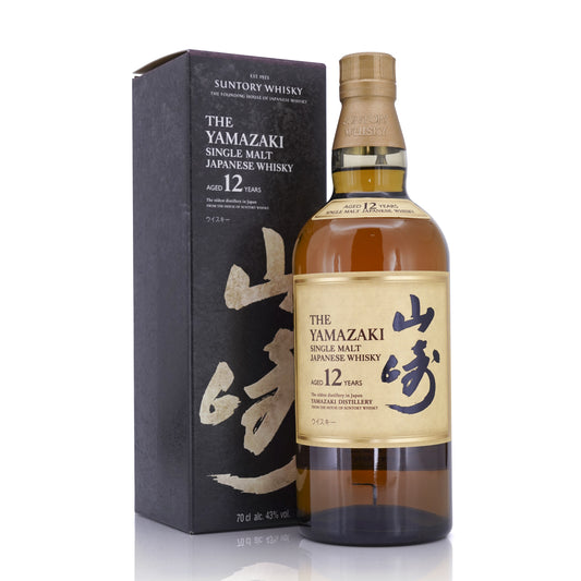 Yamazaki 12 Years Old Single Malt Japanese Whisky 43% 700ml