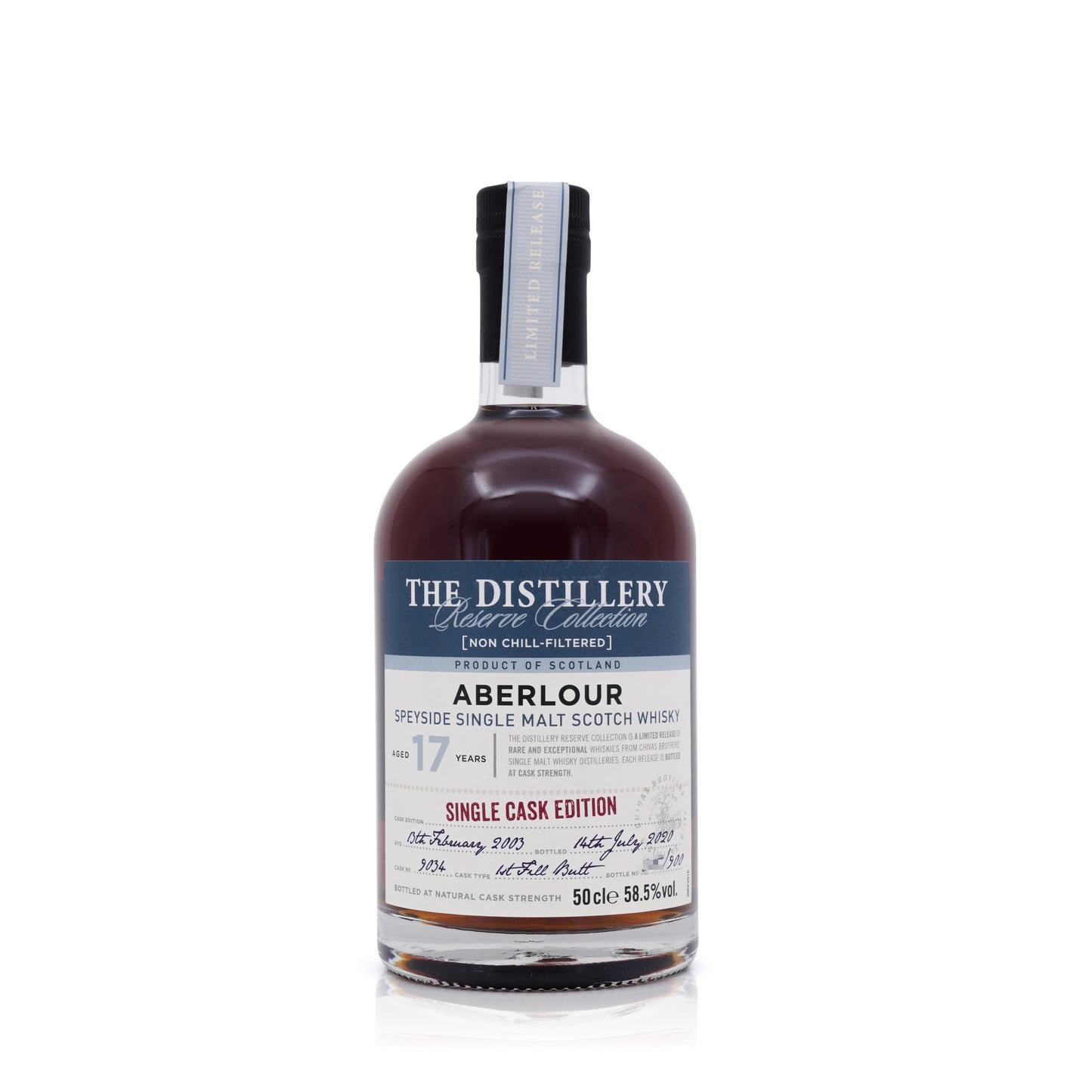 Aberlour 17 Years Old 2003/2020 Distillery Reserve 1st Fill Sherry Butt Single Cask #9034 58.5% 500ml