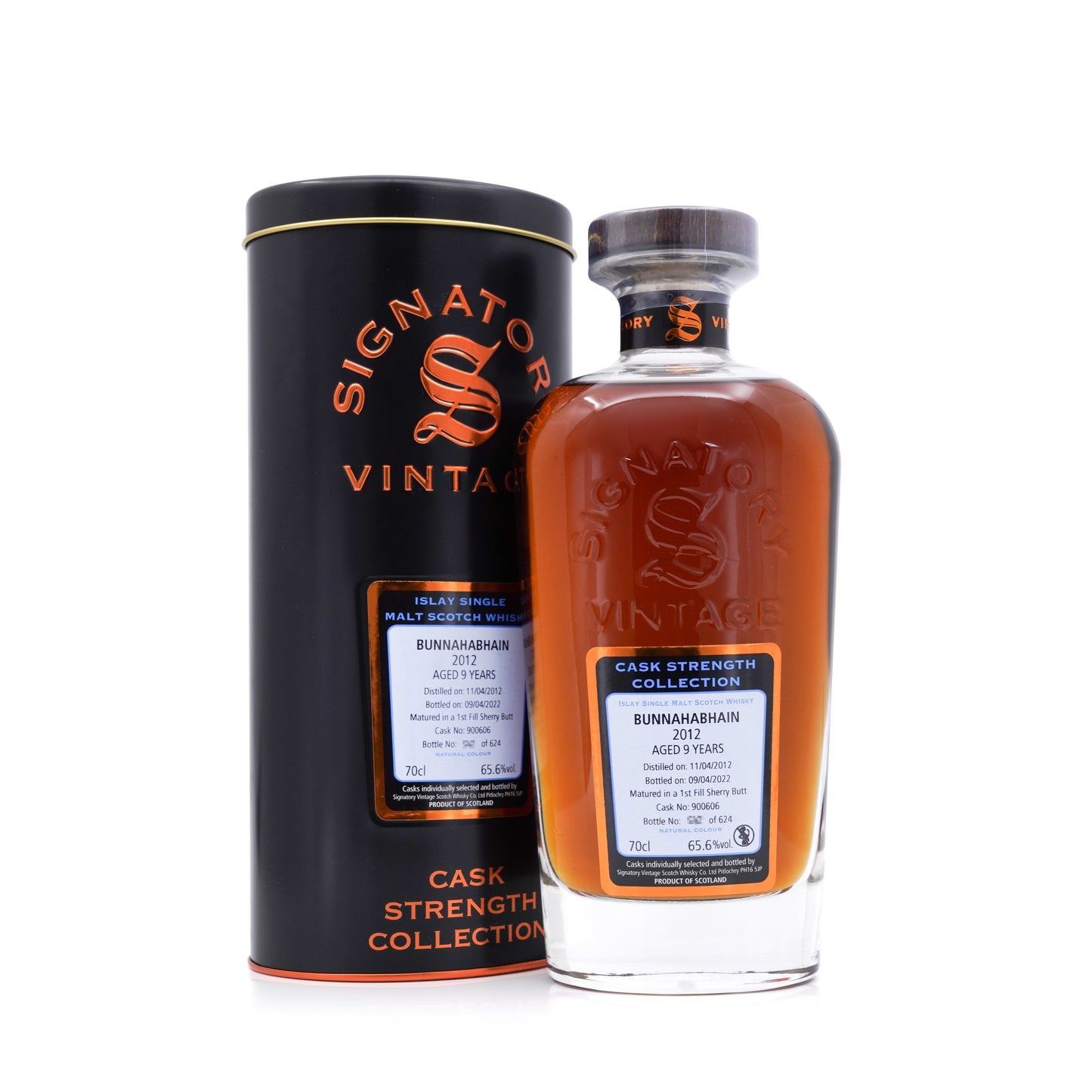 Bunnahabhain 9 Years Old 2012 SV 1st Fill Sherry Butt 64.8% 700ml