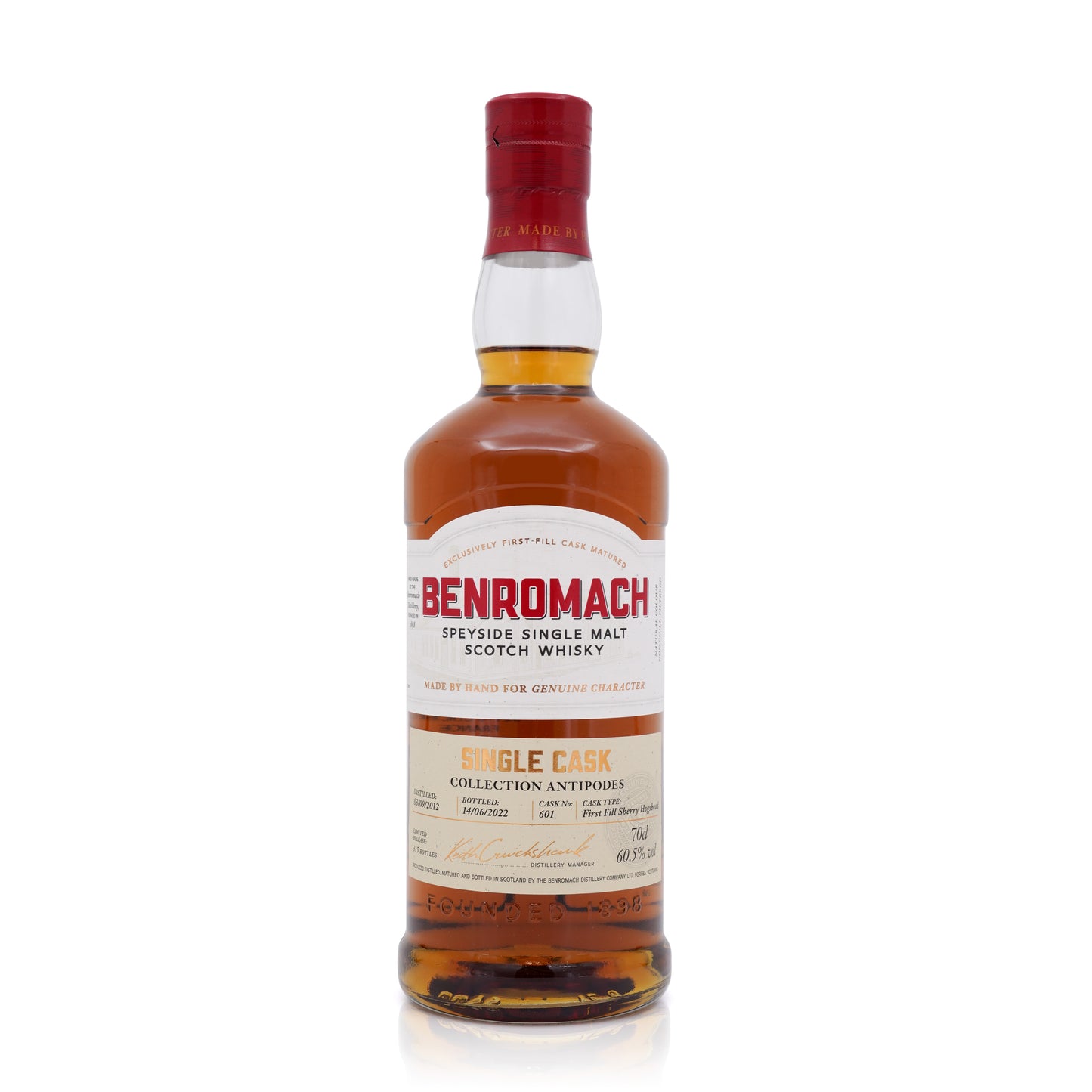 Benromach 10 Years Old 2012/2022 #601 60.5% 700ml