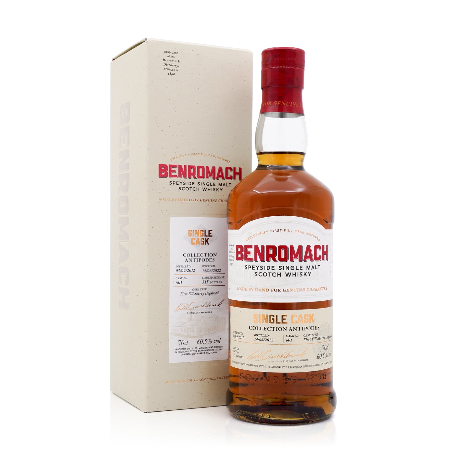 Benromach 10 Years Old 2012/2022 #601 60.5% 700ml