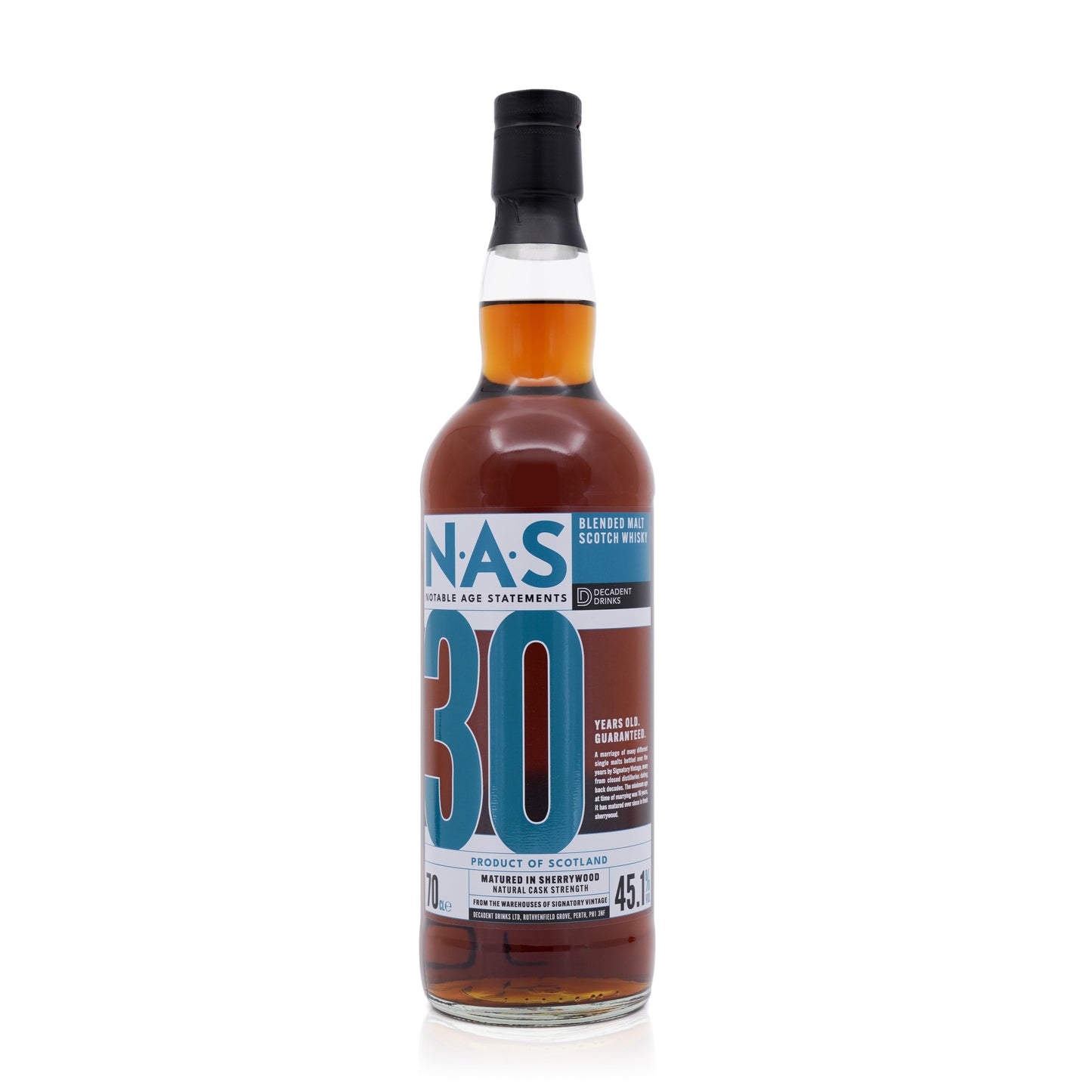 Blended Malt 30 Years Old DeDr N.A.S No.1 Sherry Butt 45.1% 700ml