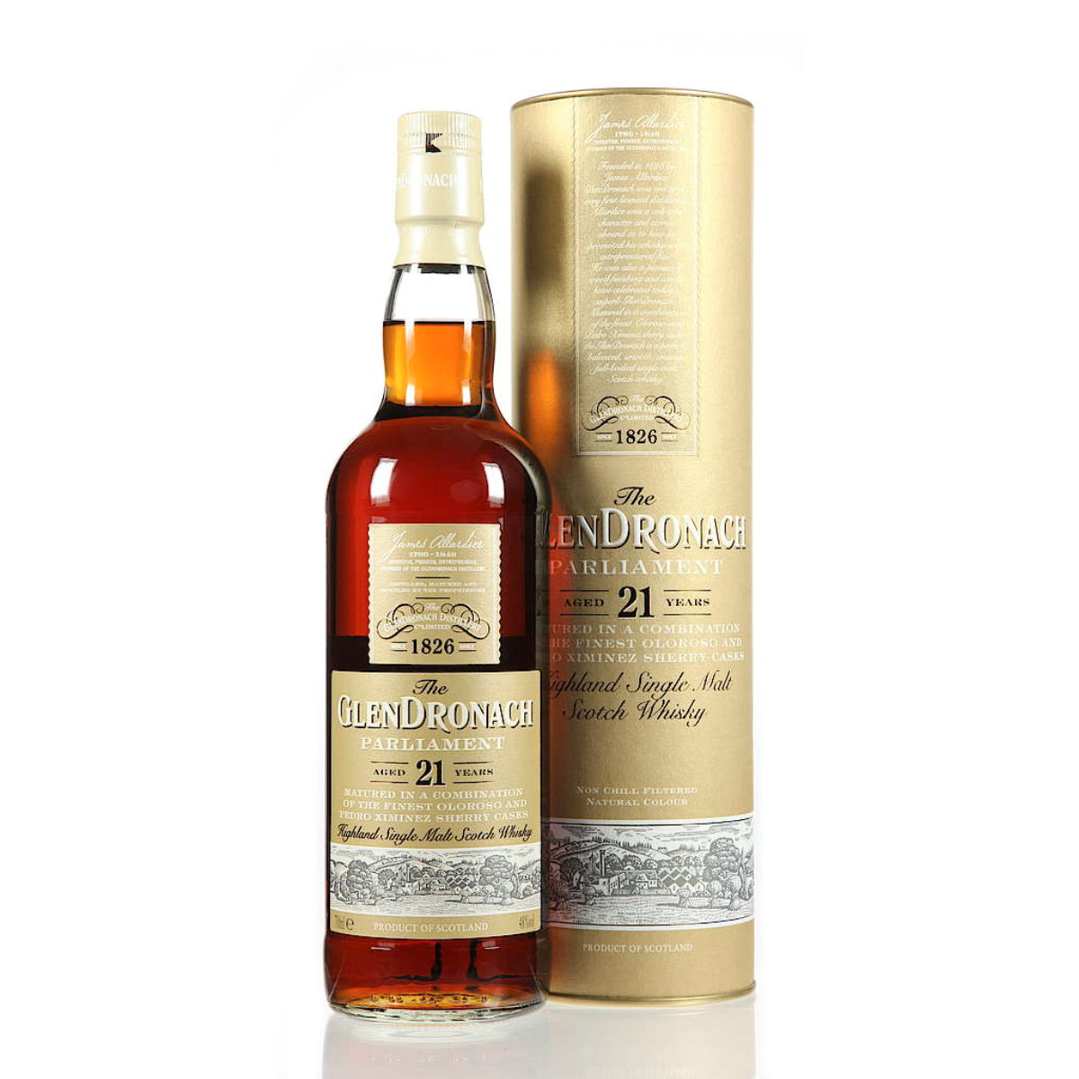 Glendronach 21 Years Old Parliament Highland Single Malt Scotch Whisky 2016 48% 700ml