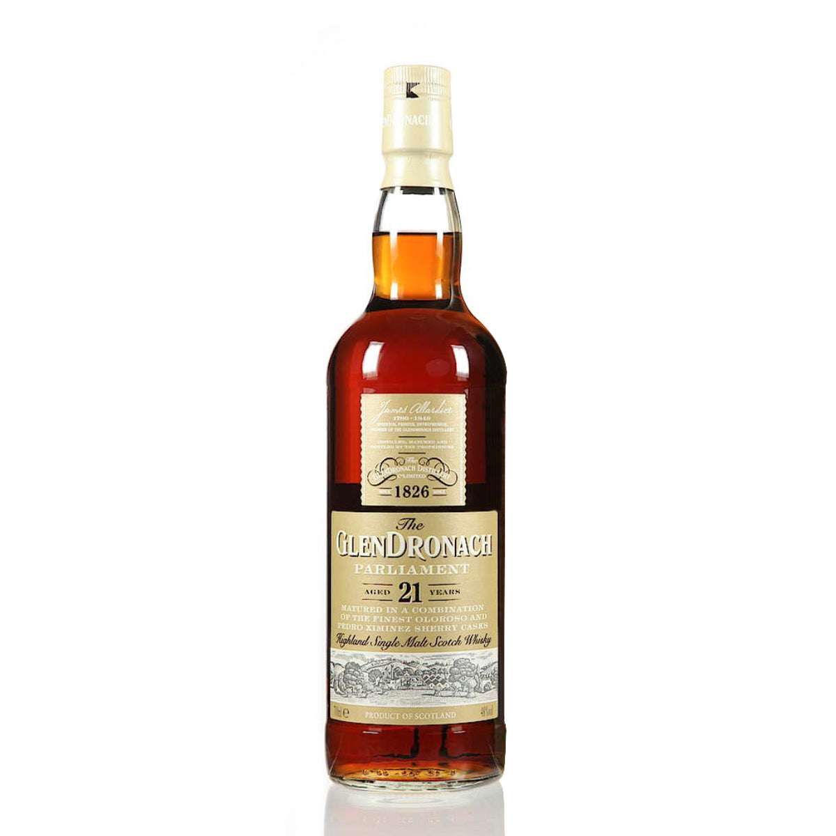 Glendronach 21 Years Old Parliament Highland Single Malt Scotch Whisky 2016 48% 700ml