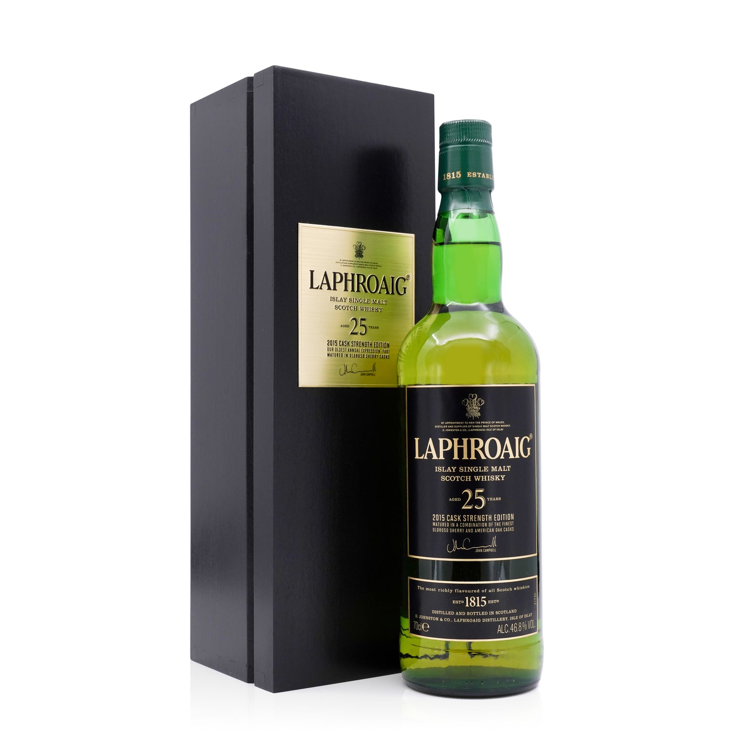 Laphroaig 25 Years Old Cask Strength 2015 46.8% 700ml